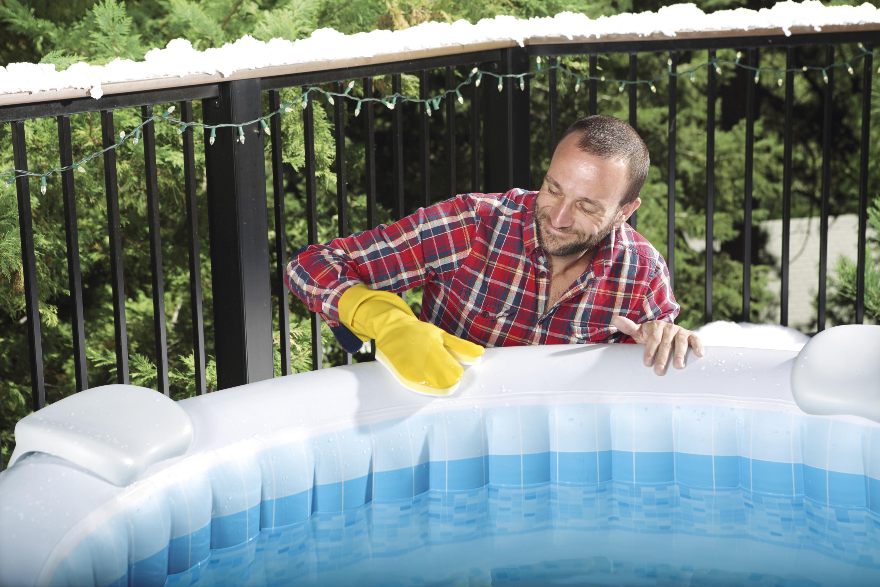 Juego de herramientas de limpieza todo en uno Bestway SaluSpa de 3 piezas para spa