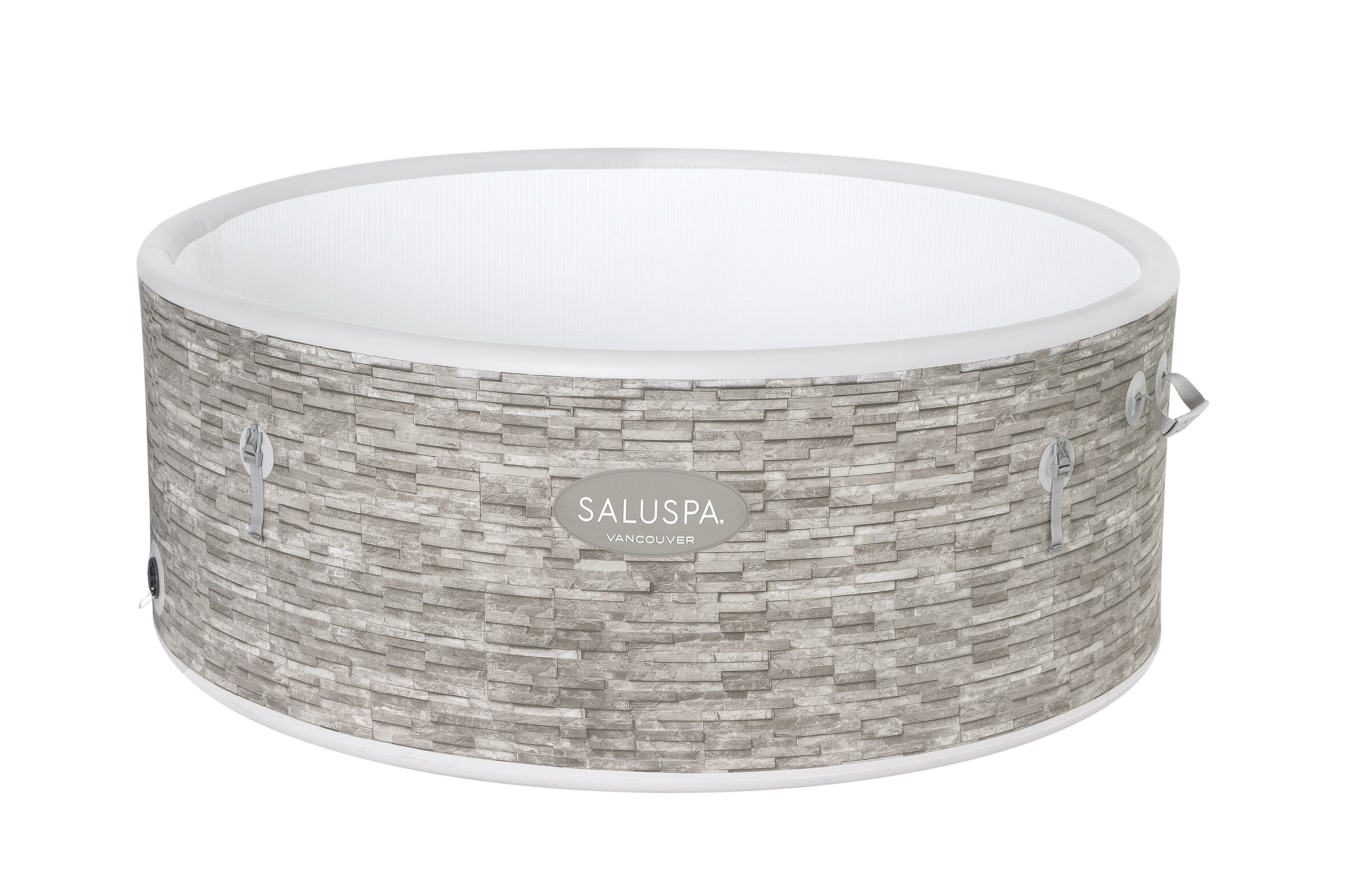 Reemplazo del revestimiento del jacuzzi SaluSpa Vancouver AirJet Plus, color piedra gris