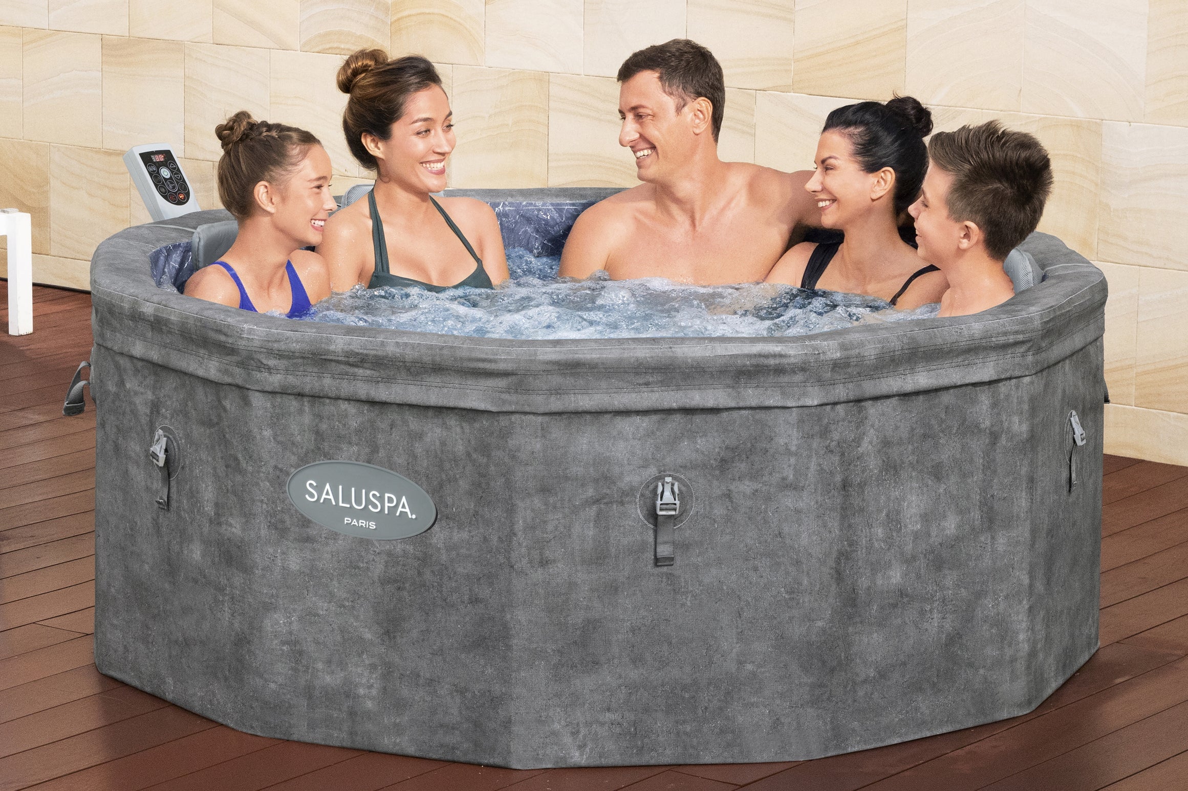 SaluSpa Paris UltraFit Smart AirJet Plus Hot Tub with App Control 4-6 person
