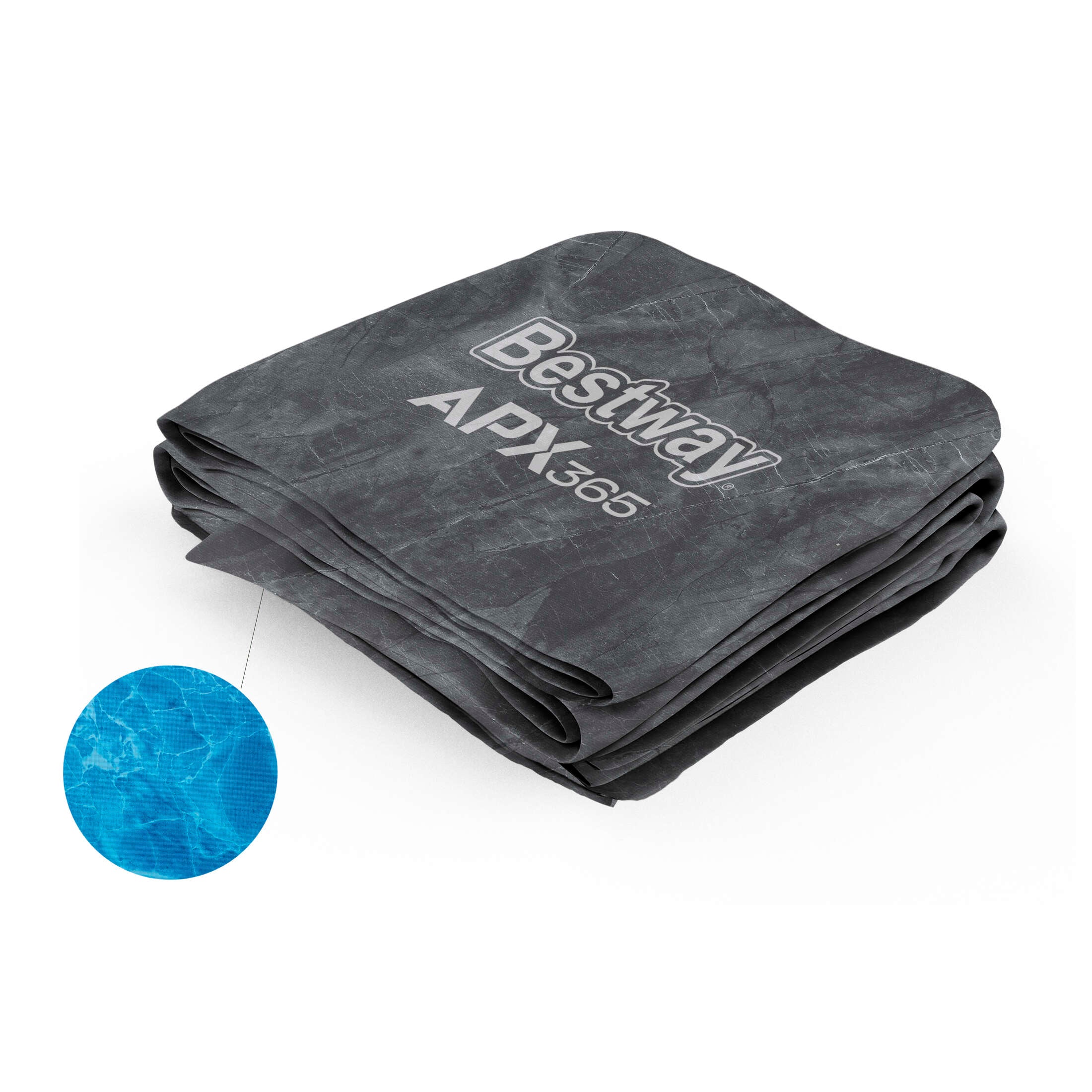 APX365 18' x 52" Round Above Ground Pool Liner Replacement, Gray