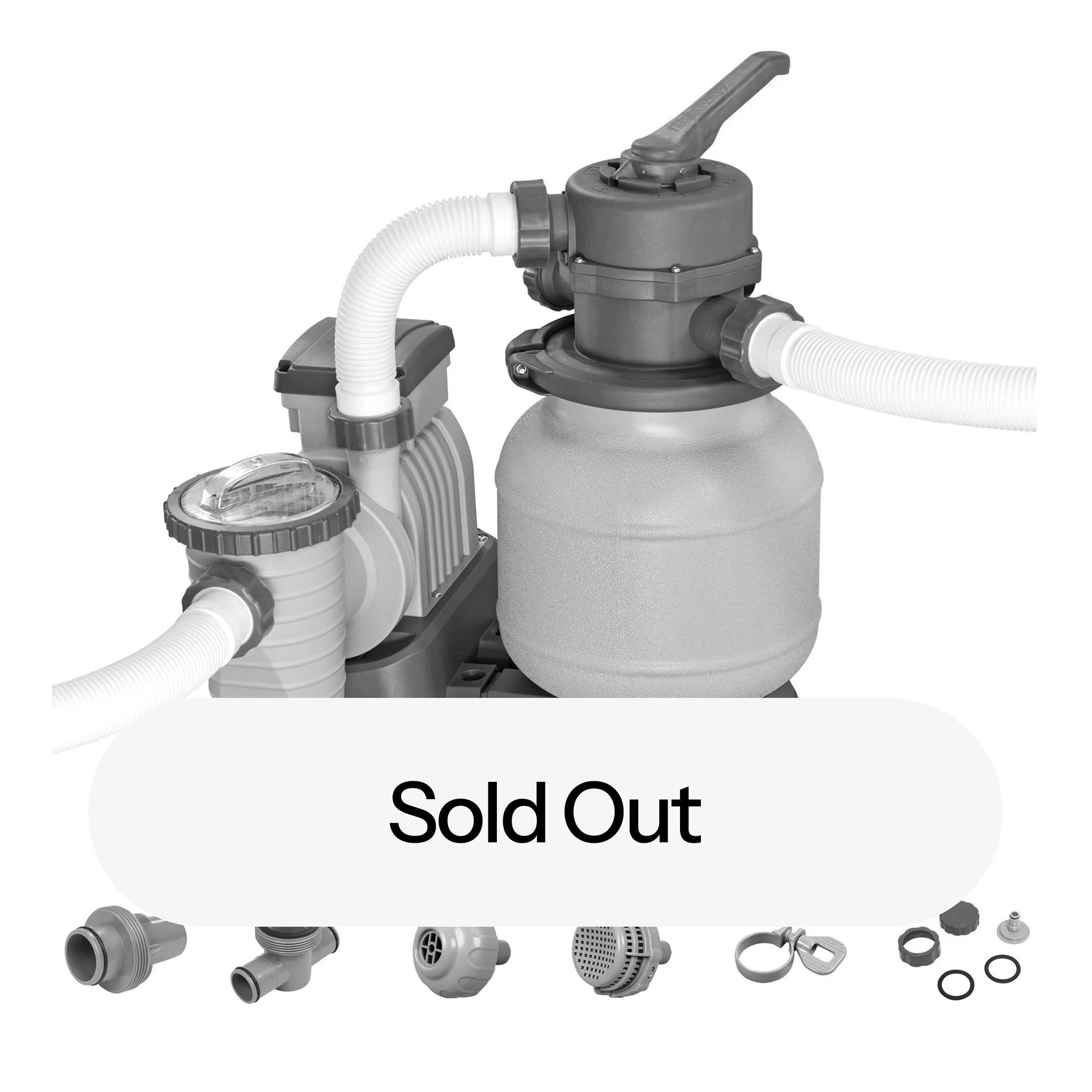 Bestway 1,600 gal. Above Ground Pool Sand Filter Pump