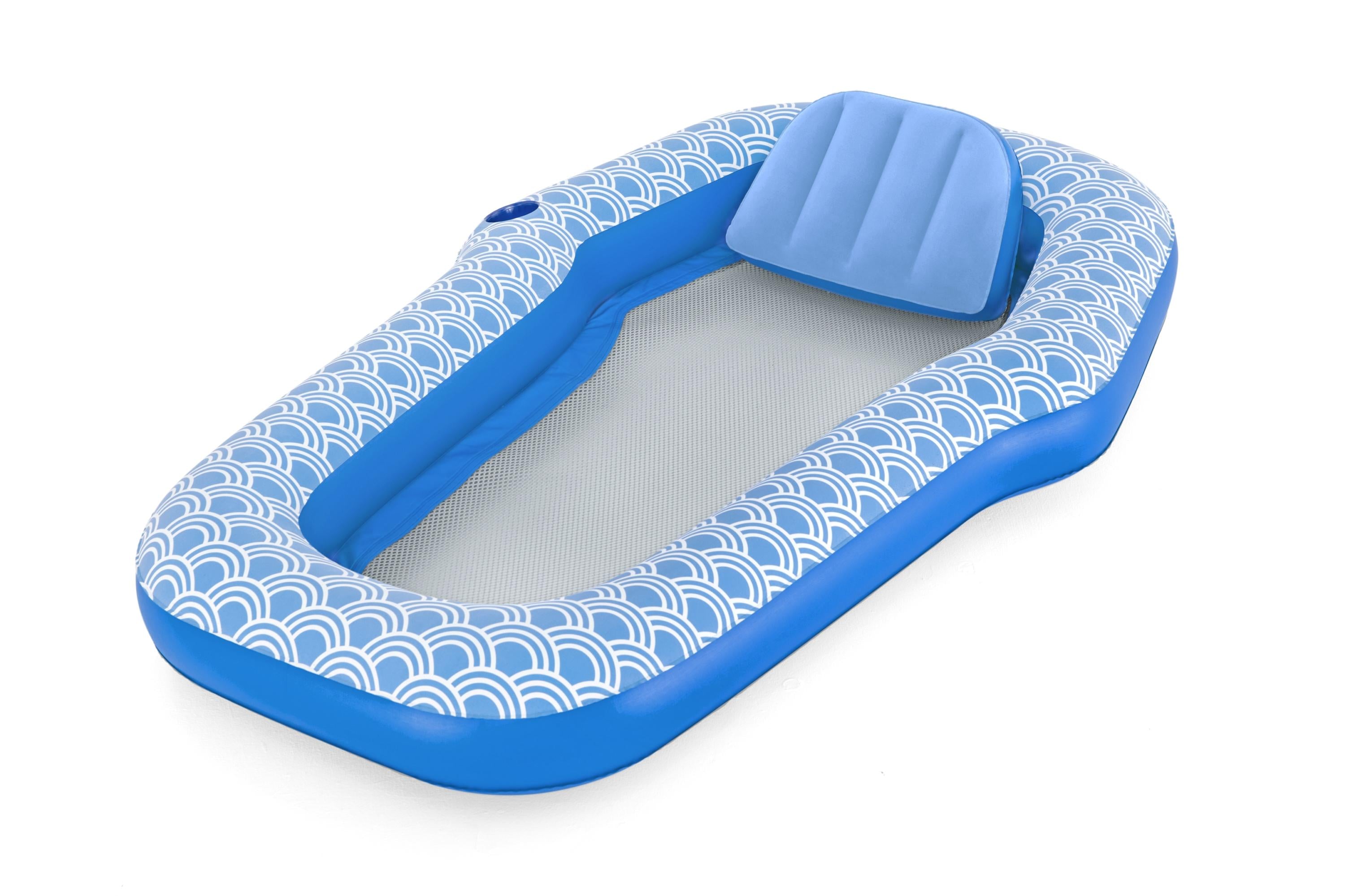 H2OGO! Flotador de piscina de felpa cómoda de 180 cm