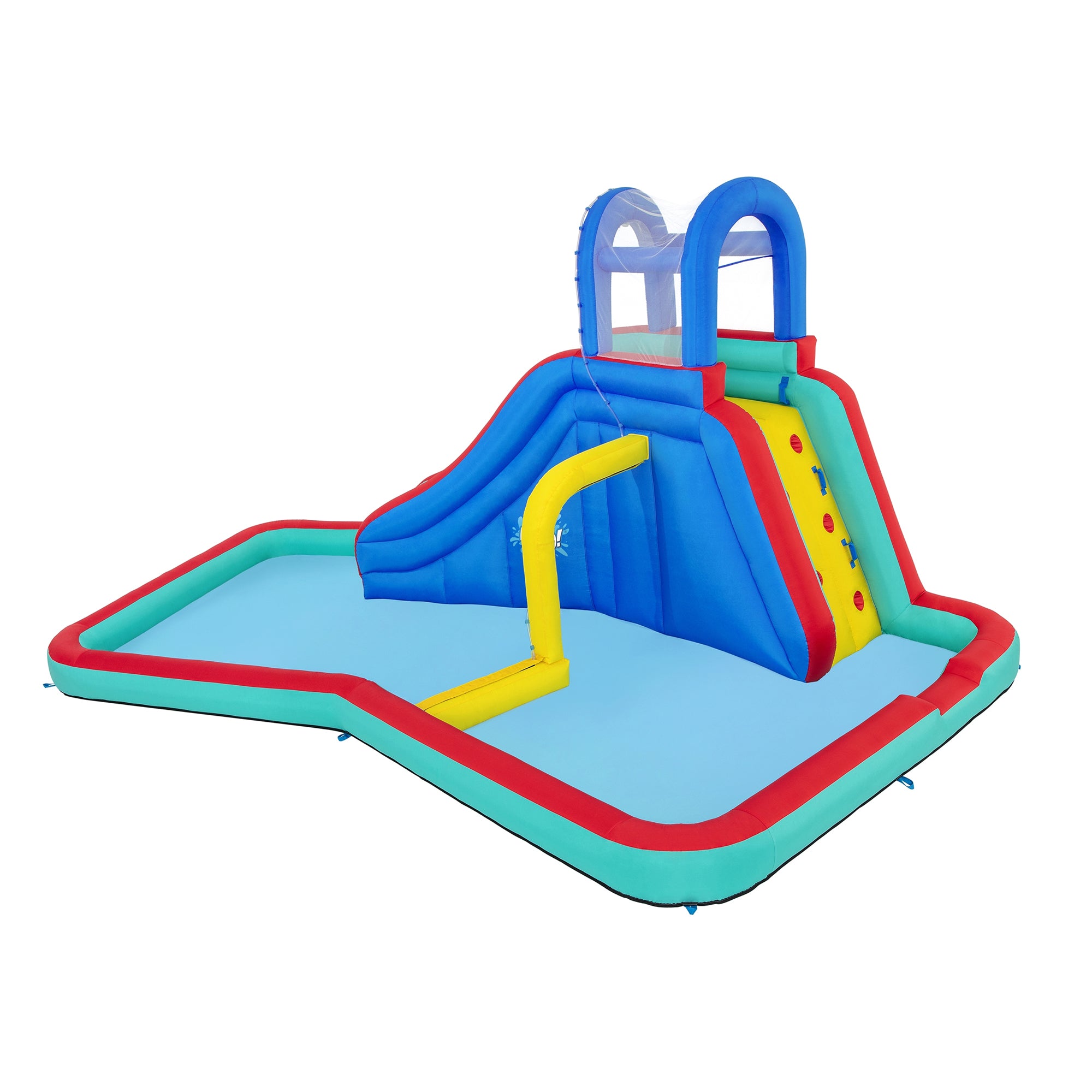 H2OGO! Parque acuático inflable para niños Waterfall Waves de 5,7 m