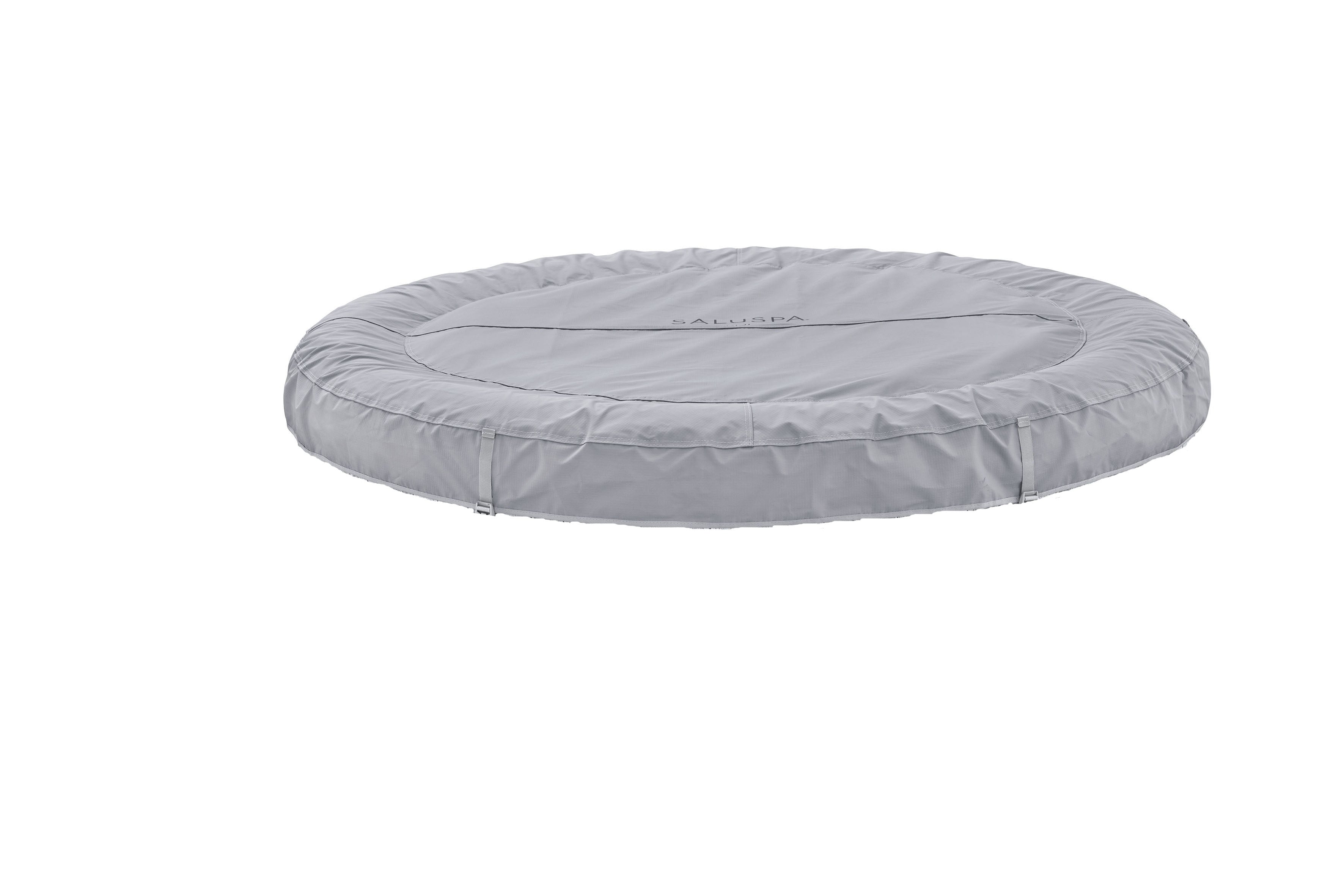 Housse de rechange en similicuir gris pour spa SaluSpa Fiji AirJet, en cuir gris