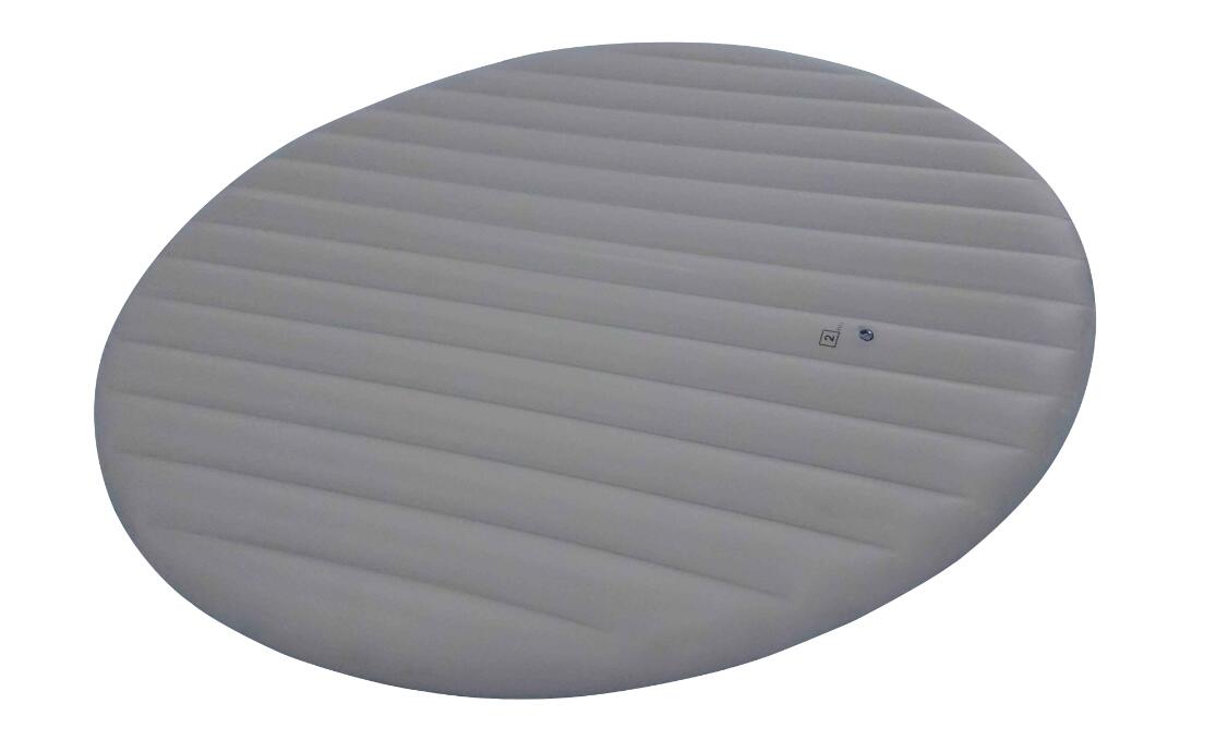SaluSpa 77" x 28" Round Inflatable Hot Tub Cover, White