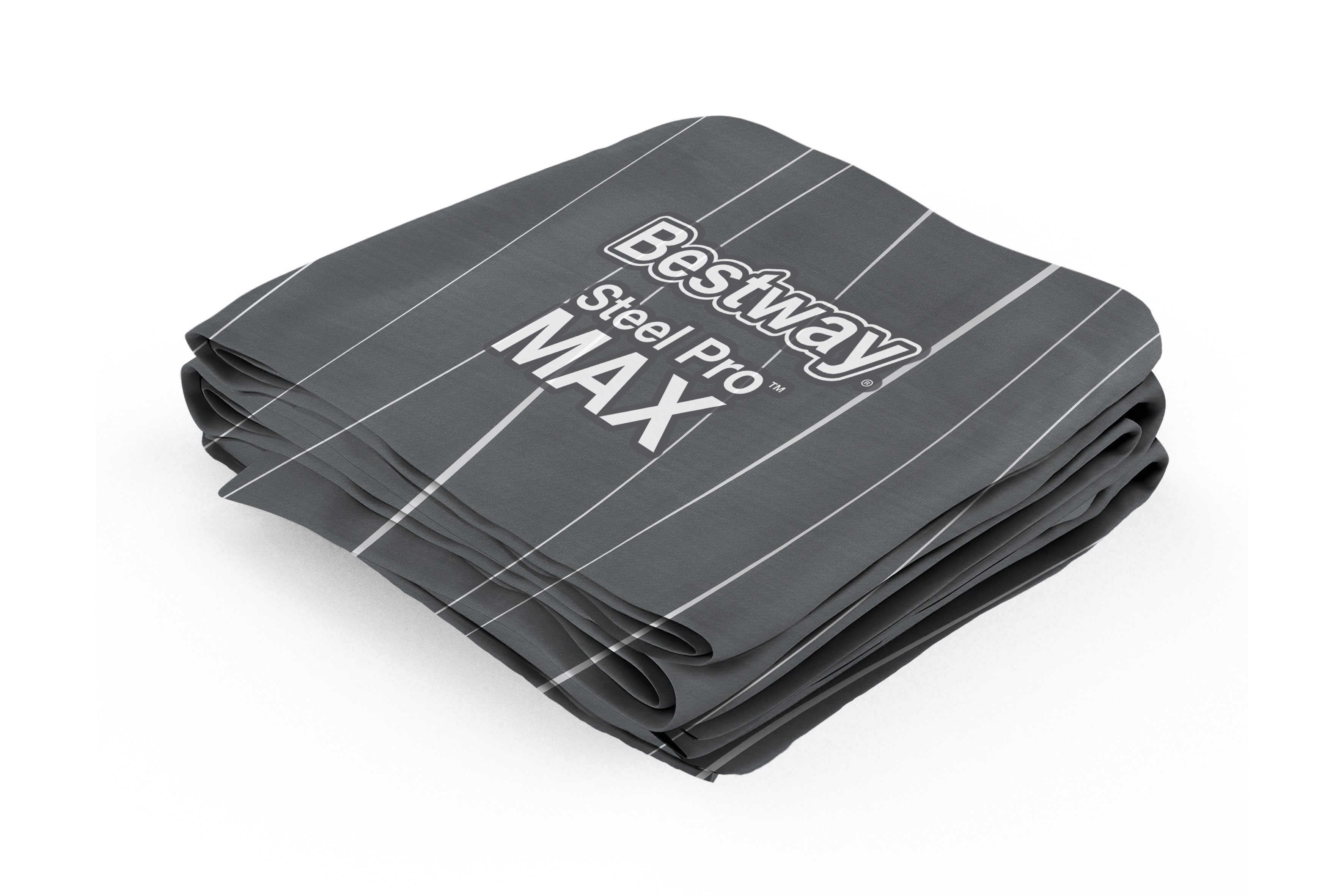 Steel Pro Max 15'x 42" Round Above Ground Pool Liner Replacement, Gray