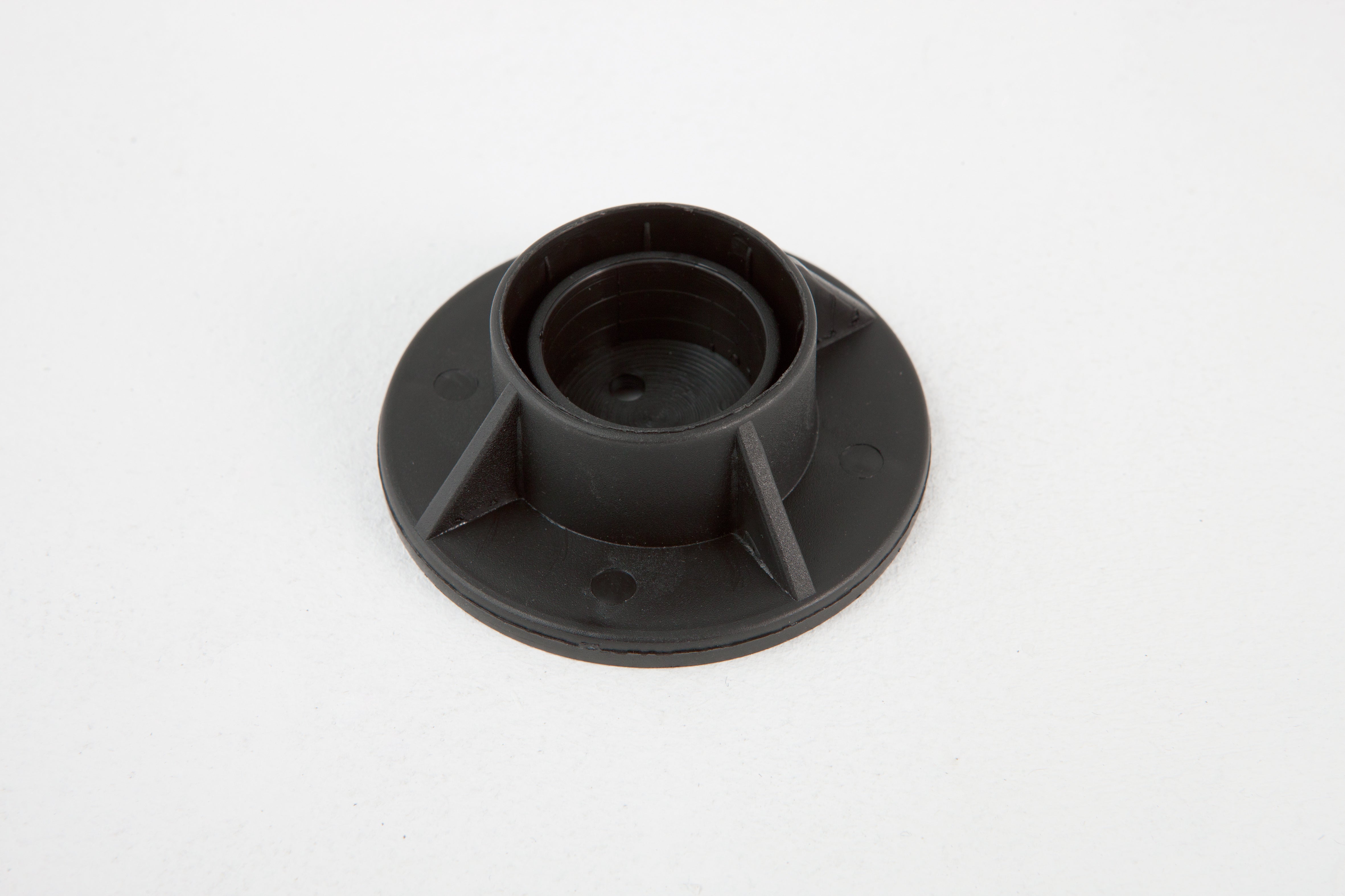 Power Steel & Steel Pro MAX Round & Oval Above Ground Pool Vertical Leg Cap Replacement, Black