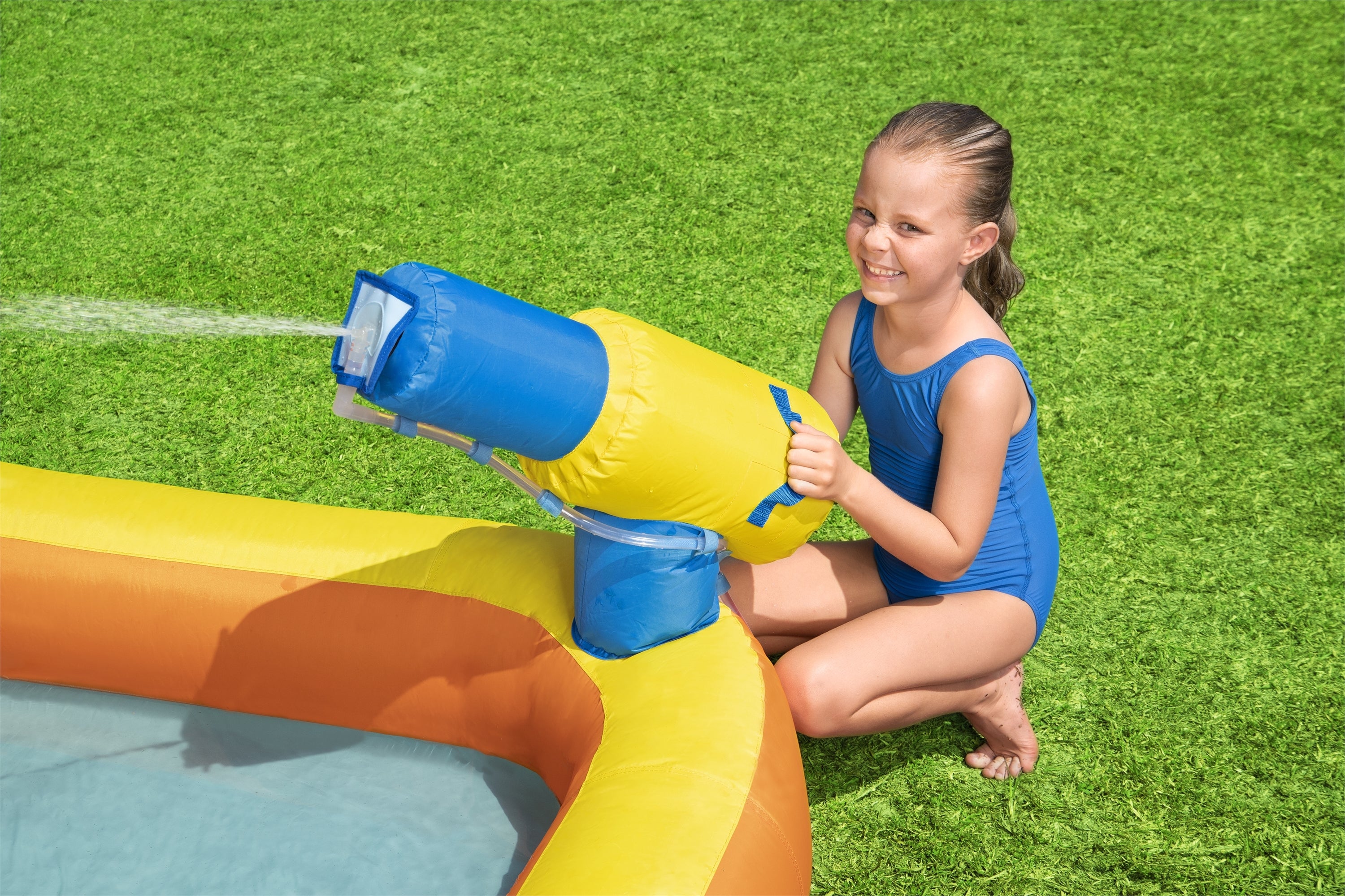 H2OGO! Super Speedway Kids Inflatable Water Park 8’8”