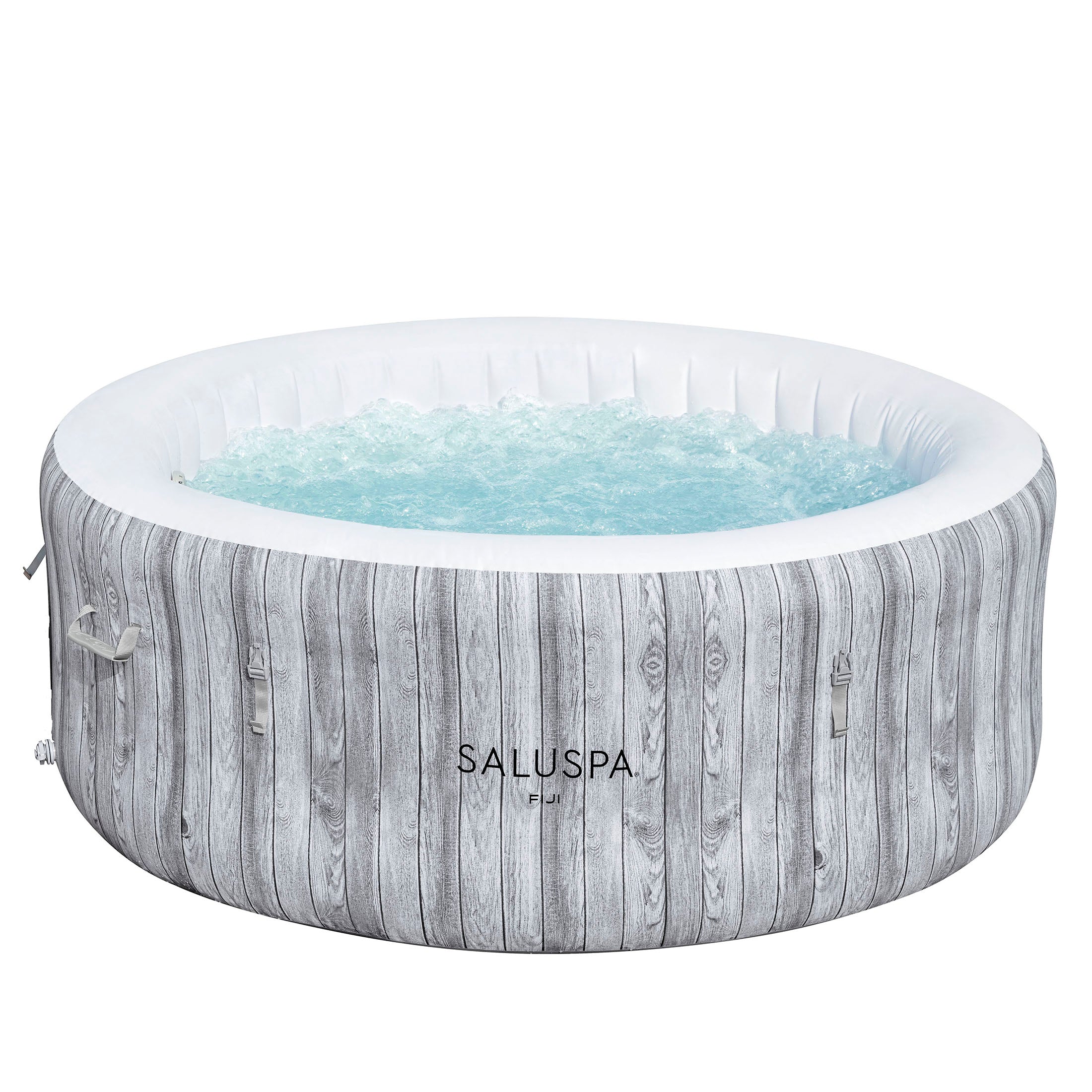 SaluSpa Fiji AirJet Hot Tub Liner Replacement, Gray Wood