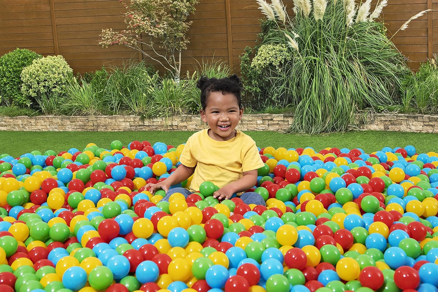Bestway Splash & Play 100 Ball Pit Balls, Multi-Color, 2.3" Balls, Ages 1+ | Heavy-Duty Plastic Play Balls, Use With or Without Water, Puncture-Resistant Material, Motor Skill Development, Airtight Seam
