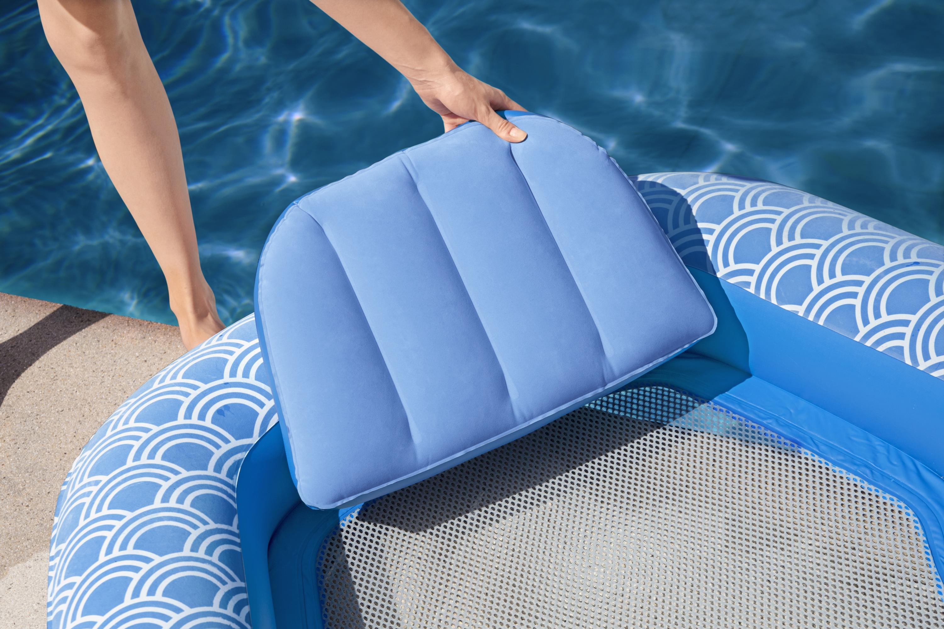 H2OGO! Flotador de piscina de felpa cómoda de 180 cm