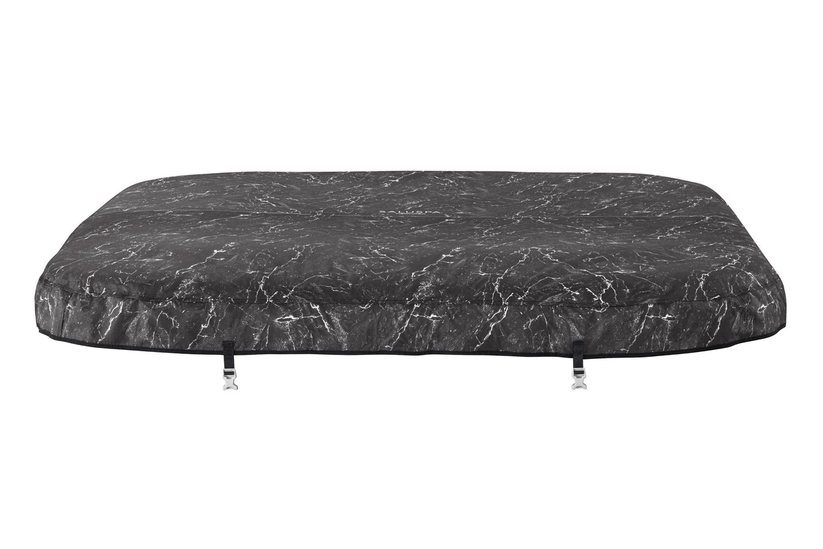 SaluSpa 79" x 79" x 28" Hermosa AirJet EnergySense Hot Tub Top Cover Replacement, Black Marble