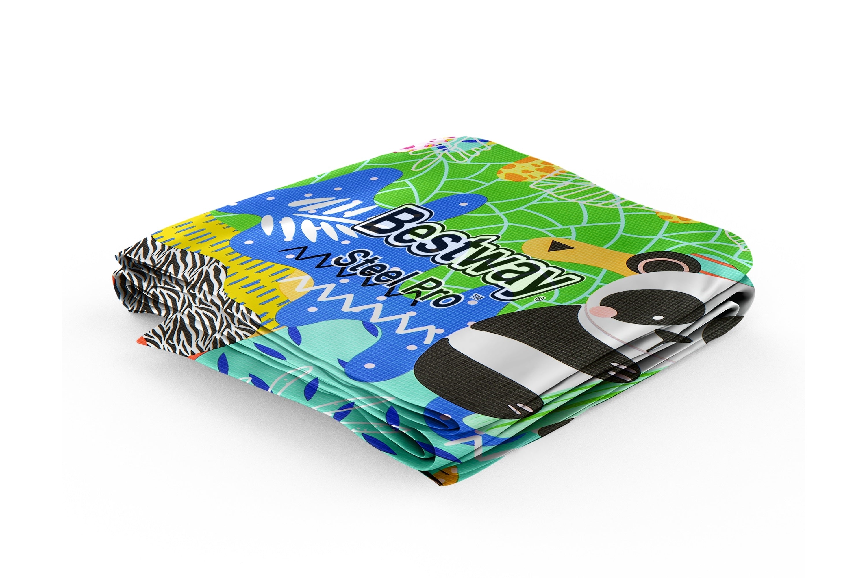 Reemplazo de revestimiento para piscina elevada redonda H2OGO! de 2,7 m x 66 cm, diseño de animales