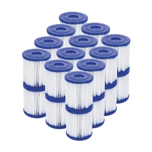 Cartucho de filtro Flowclear tipo I, juego de 2 x 12 (24 unidades en total)