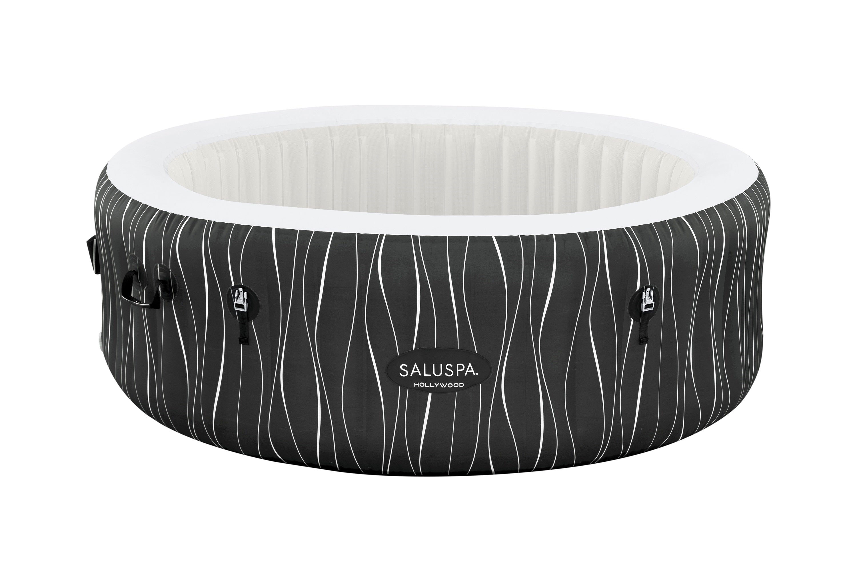 Reemplazo de revestimiento semitransparente para jacuzzi SaluSpa Hollywood AirJet, ondas negras