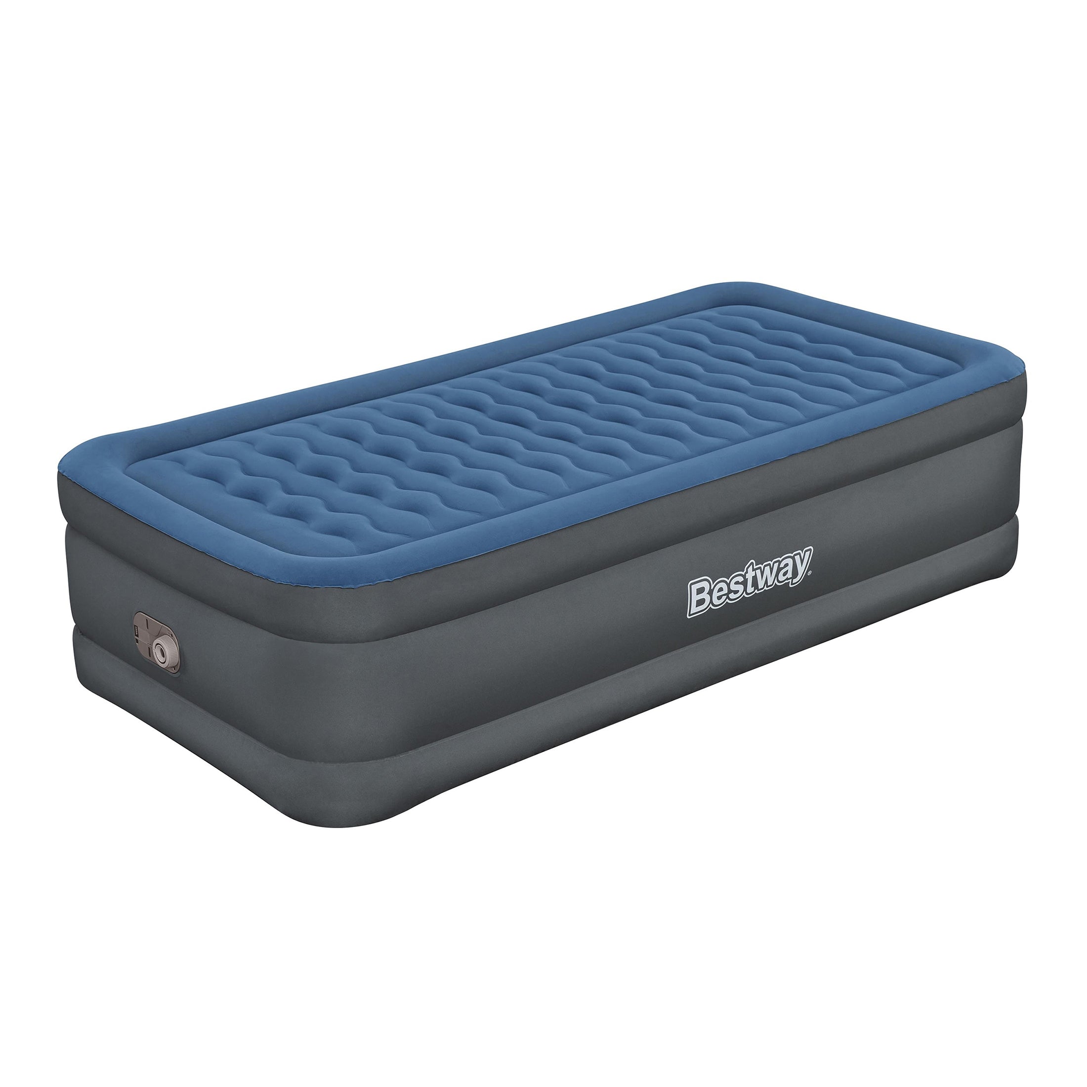Matelas gonflable Bestway Tough Guard Twin 18" avec pompe à air intégrée