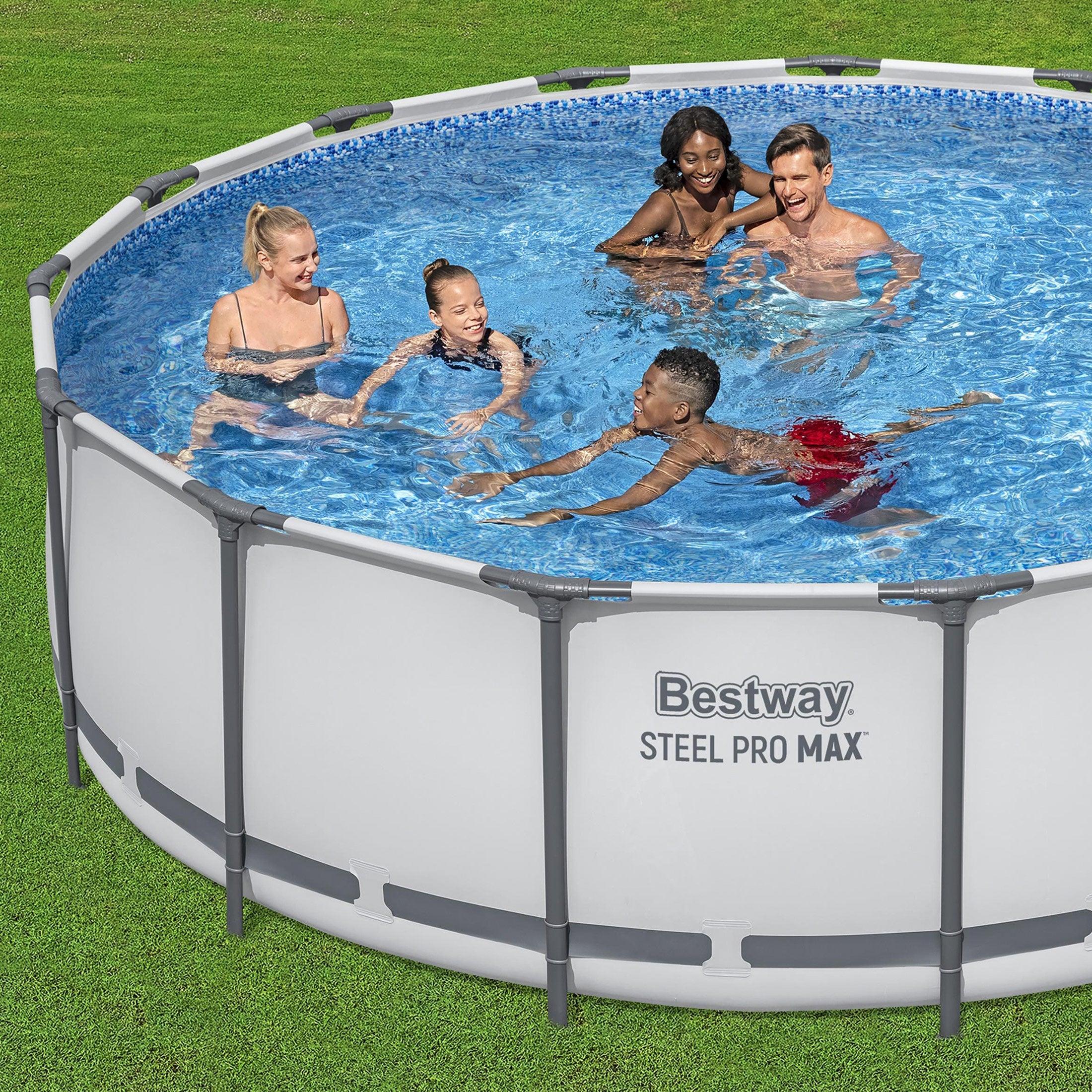 Ensemble de piscine hors sol Bestway Steel Pro MAX 15 pi x 48 po