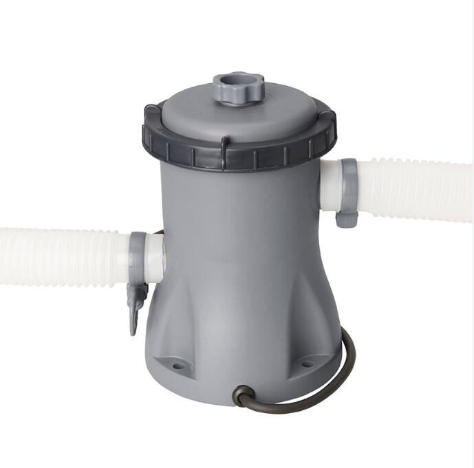Reemplazo de bomba de filtro de cartucho Bestway de 800 galones, gris
