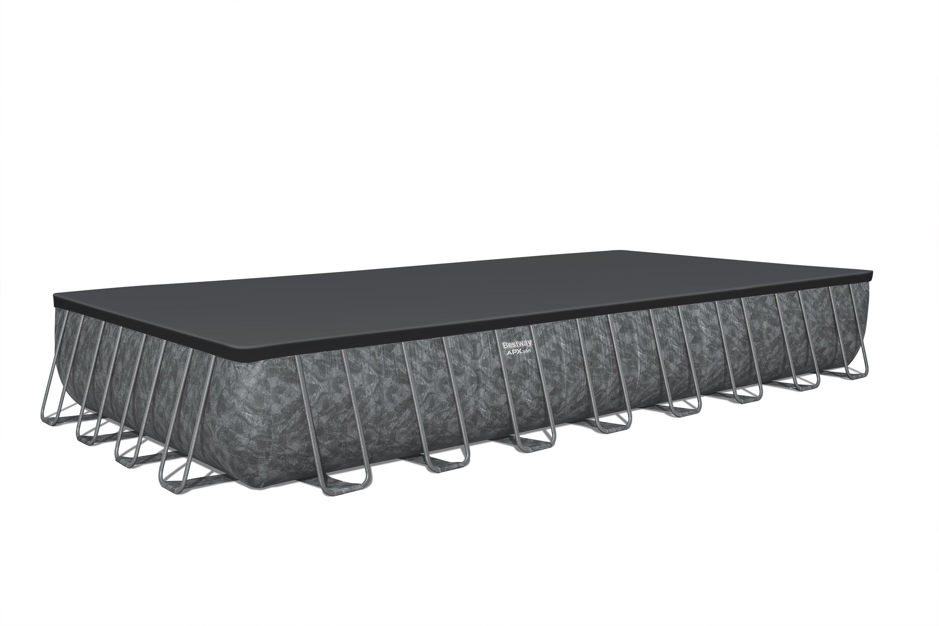 Bestway APX 365 31'4" x 16' x 52" Rectangle Above Ground Pool Set