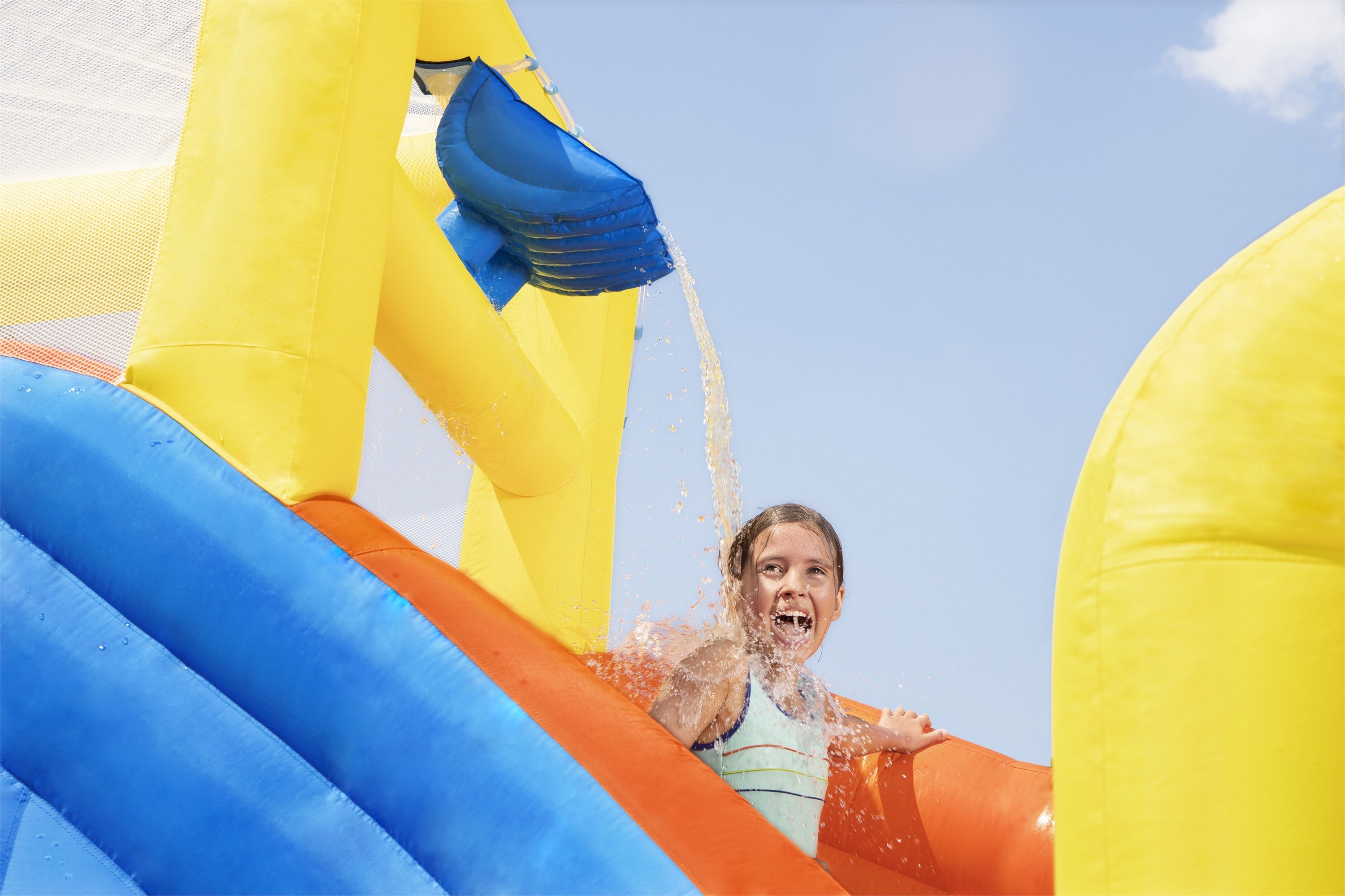 H2OGO! Super Speedway Kids Inflatable Water Park 8’8”