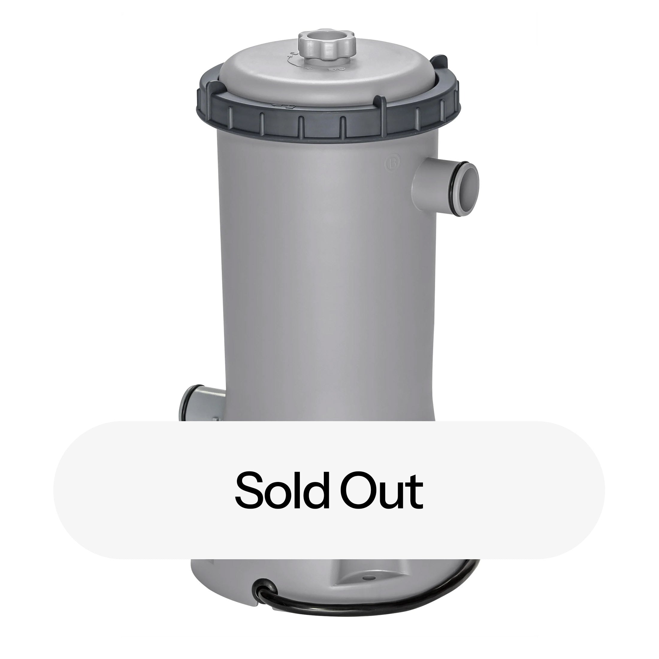 Bestway 530 gal. Cartridge Filter Pump Replacement, Gray