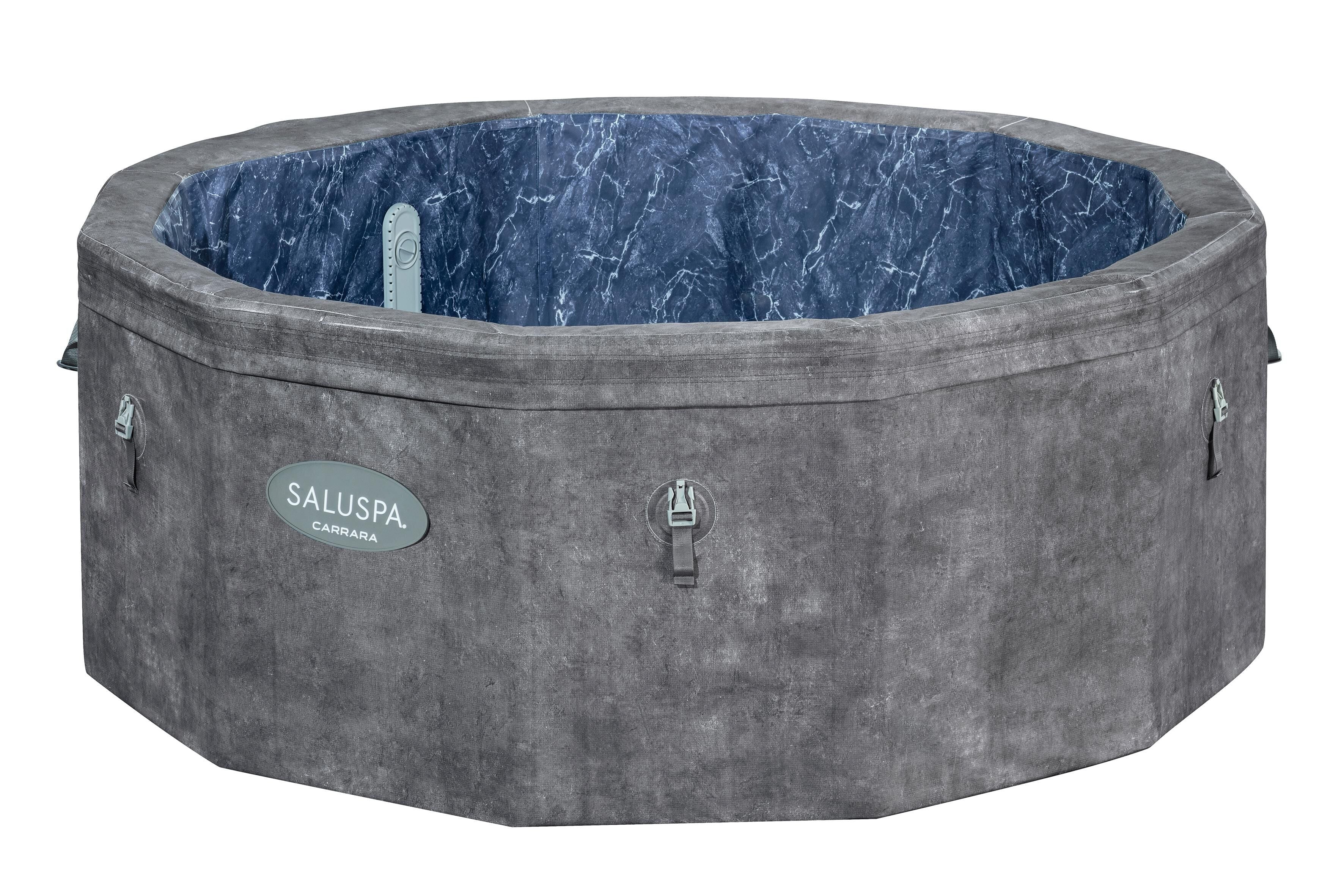 Revestimiento para SPA Carrara ThermaCore UltraFit Smart AirJet 6, color gris piedra, redondo, 67'' x 25,5''/1,70 mx 65 cm