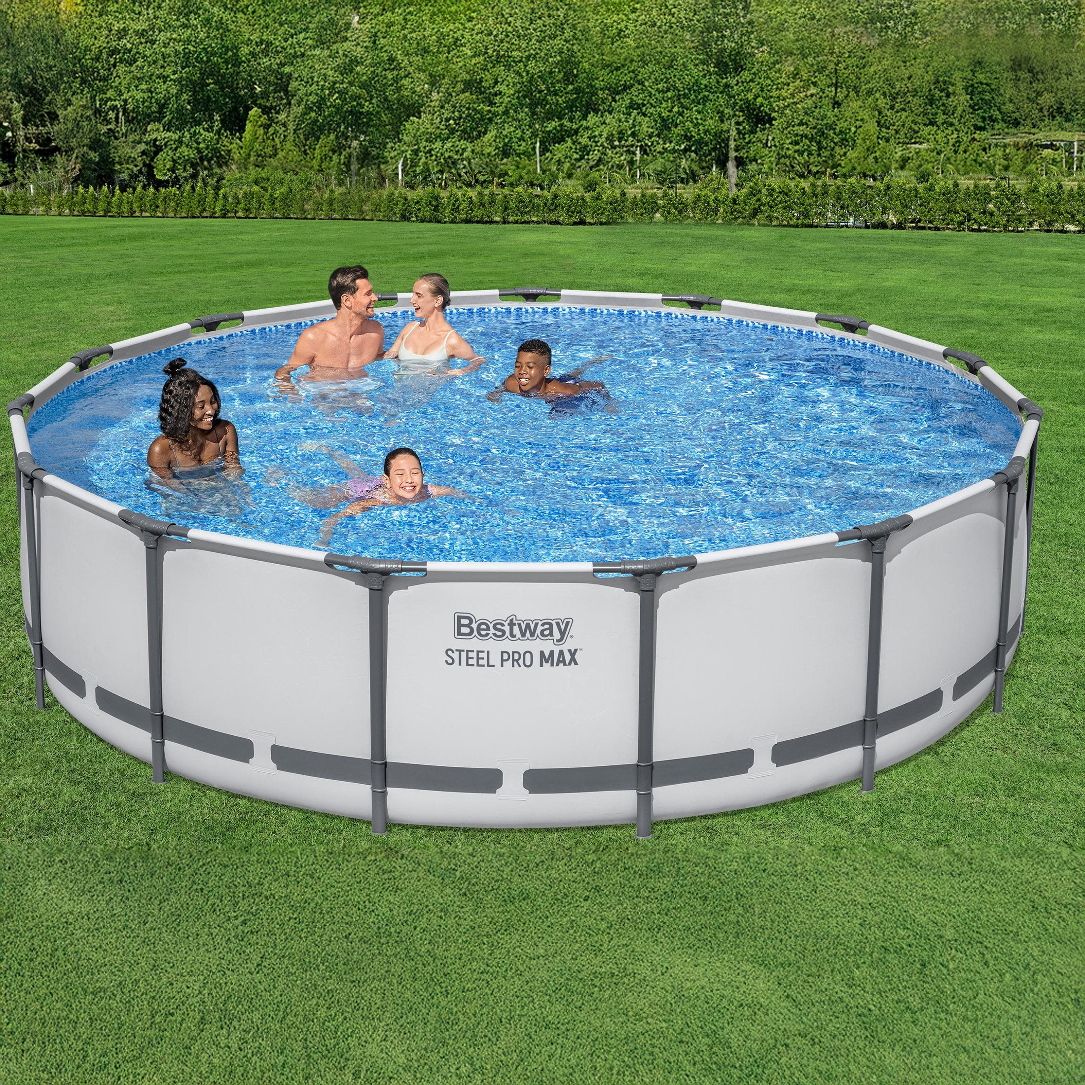 Piscina elevada Bestway Steel Pro MAX de 4,5 m x 107 cm