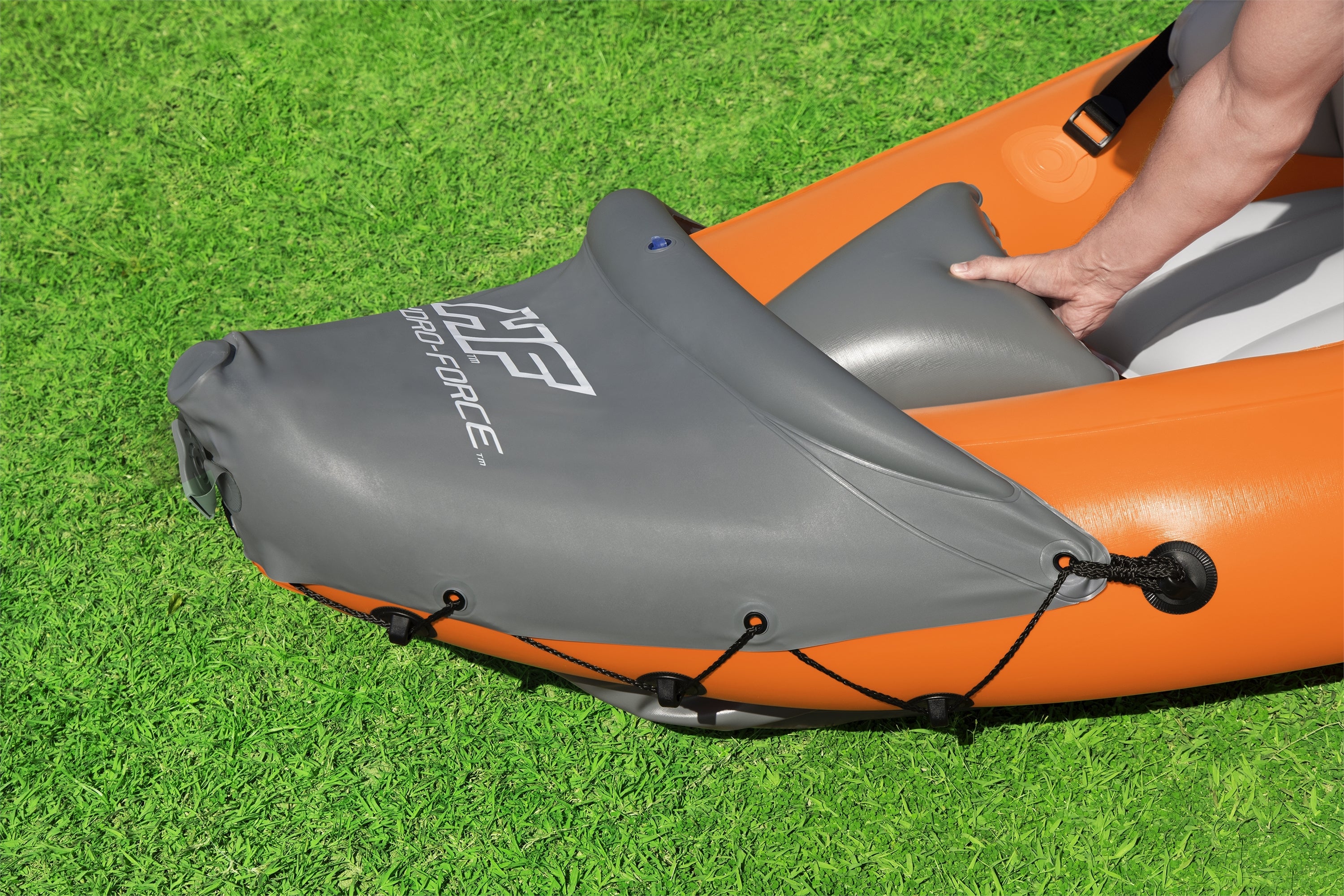 Hydro-Force Rapid X3 Inflatable Kayak Set 12'6"