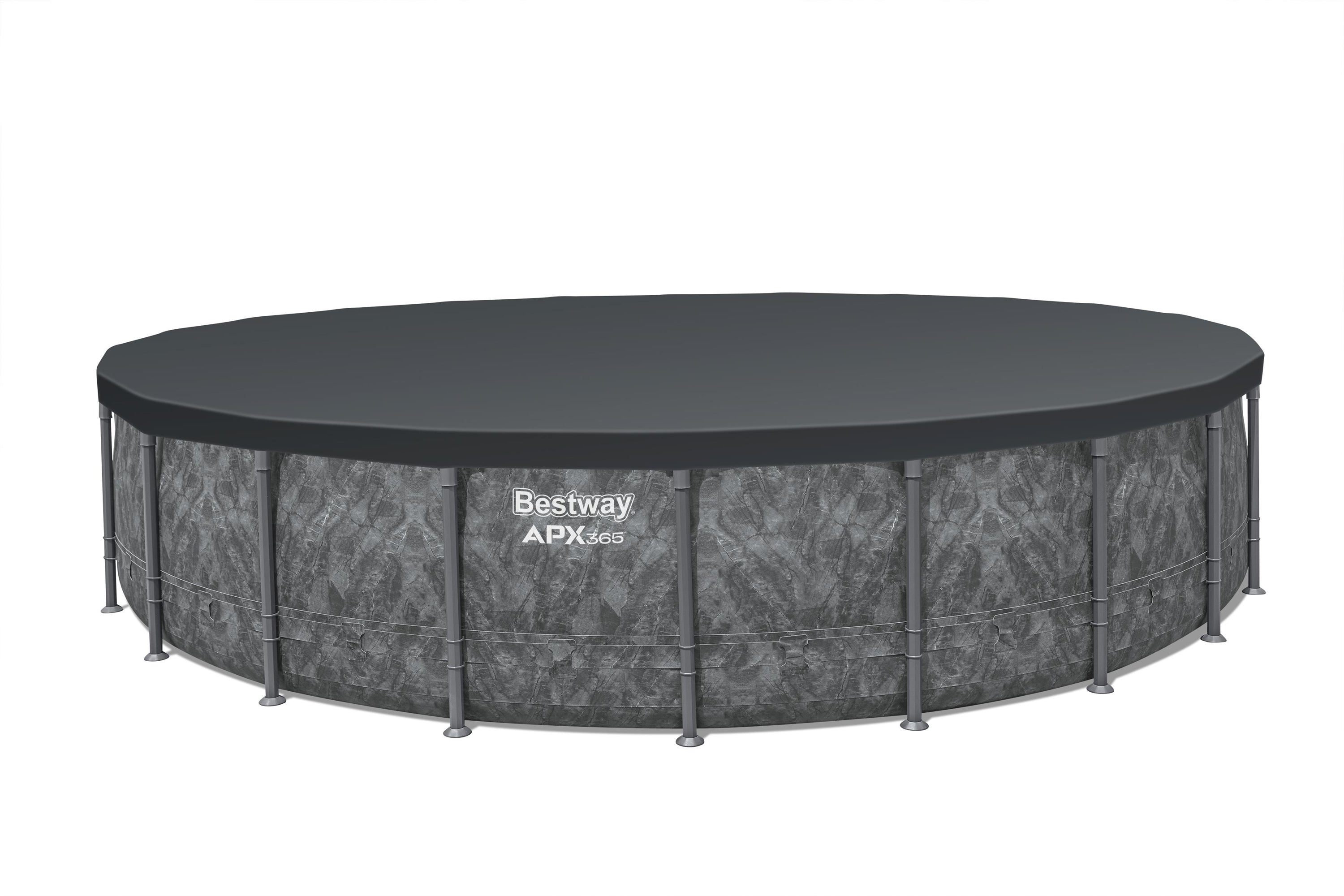 Bestway APX 365 22' x 52" Round Above Ground Pool Set