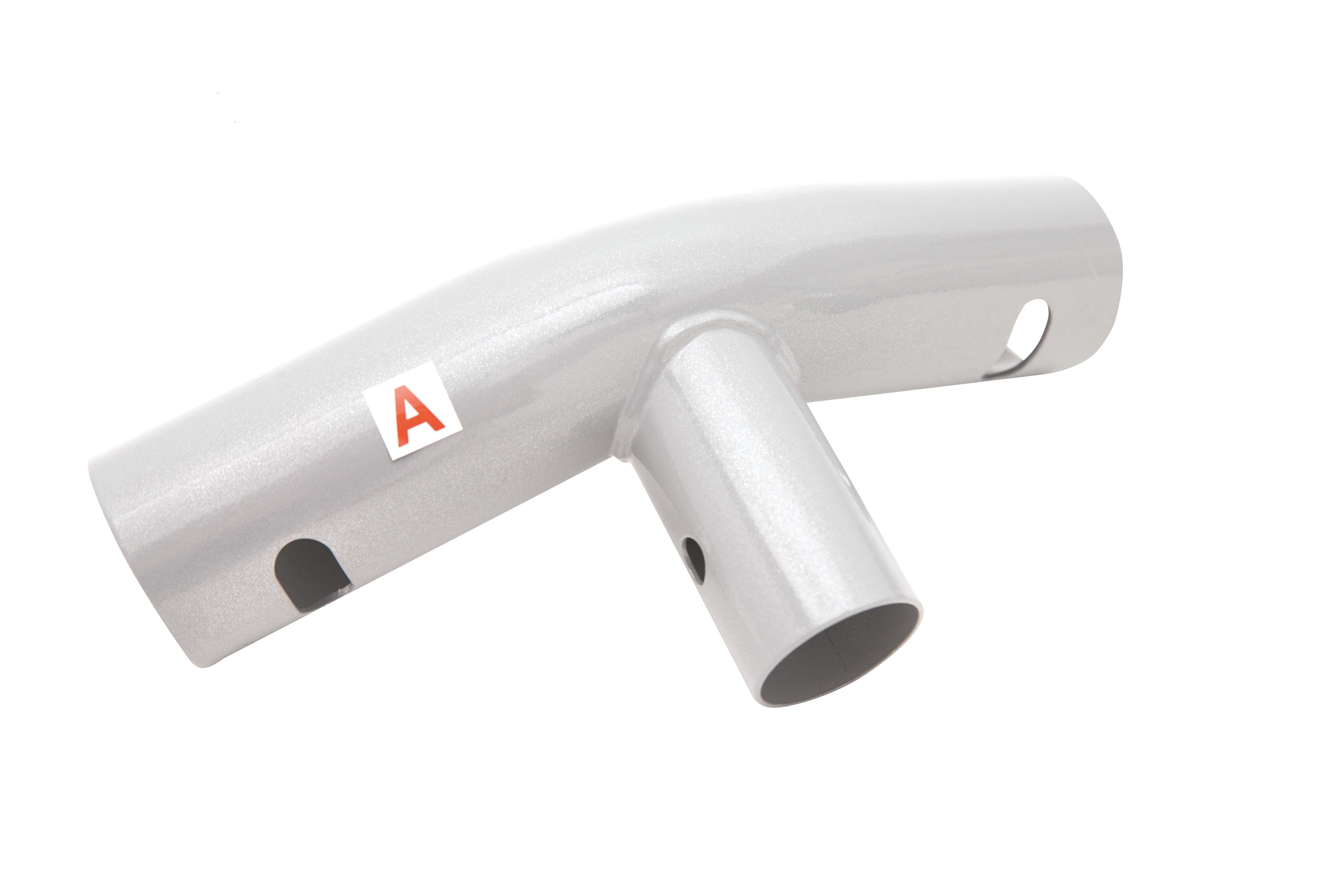 Reemplazo de conector en T para piscina ovalada Power Steel y Coleman Power Steel, blanco