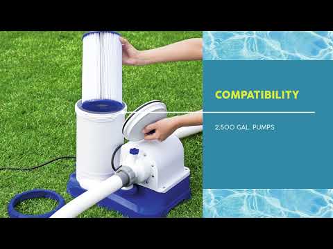 Cargar vídeo: Cartucho de filtro de piscina Bestway (IV-B)