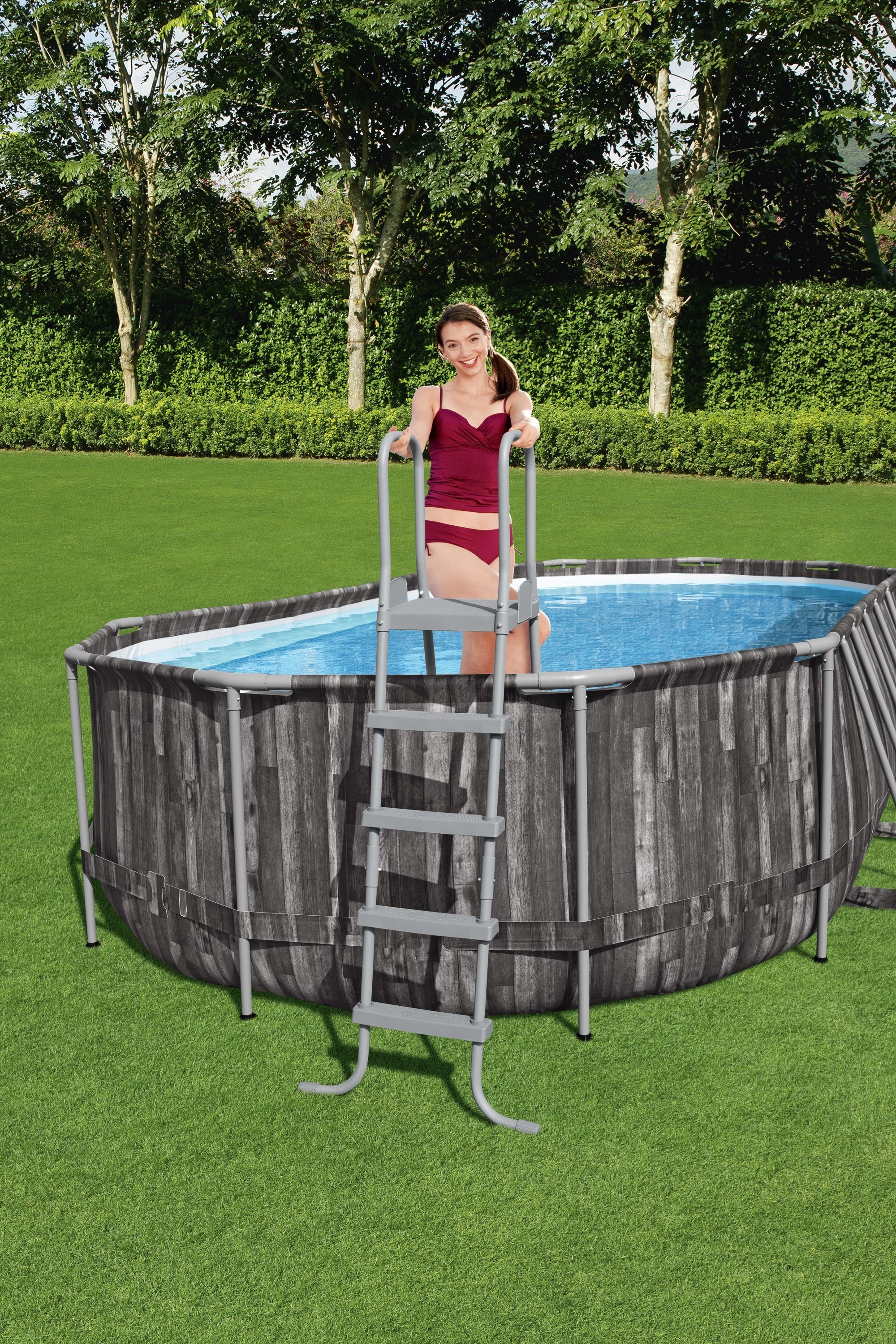 Escalera de piscina de 52"