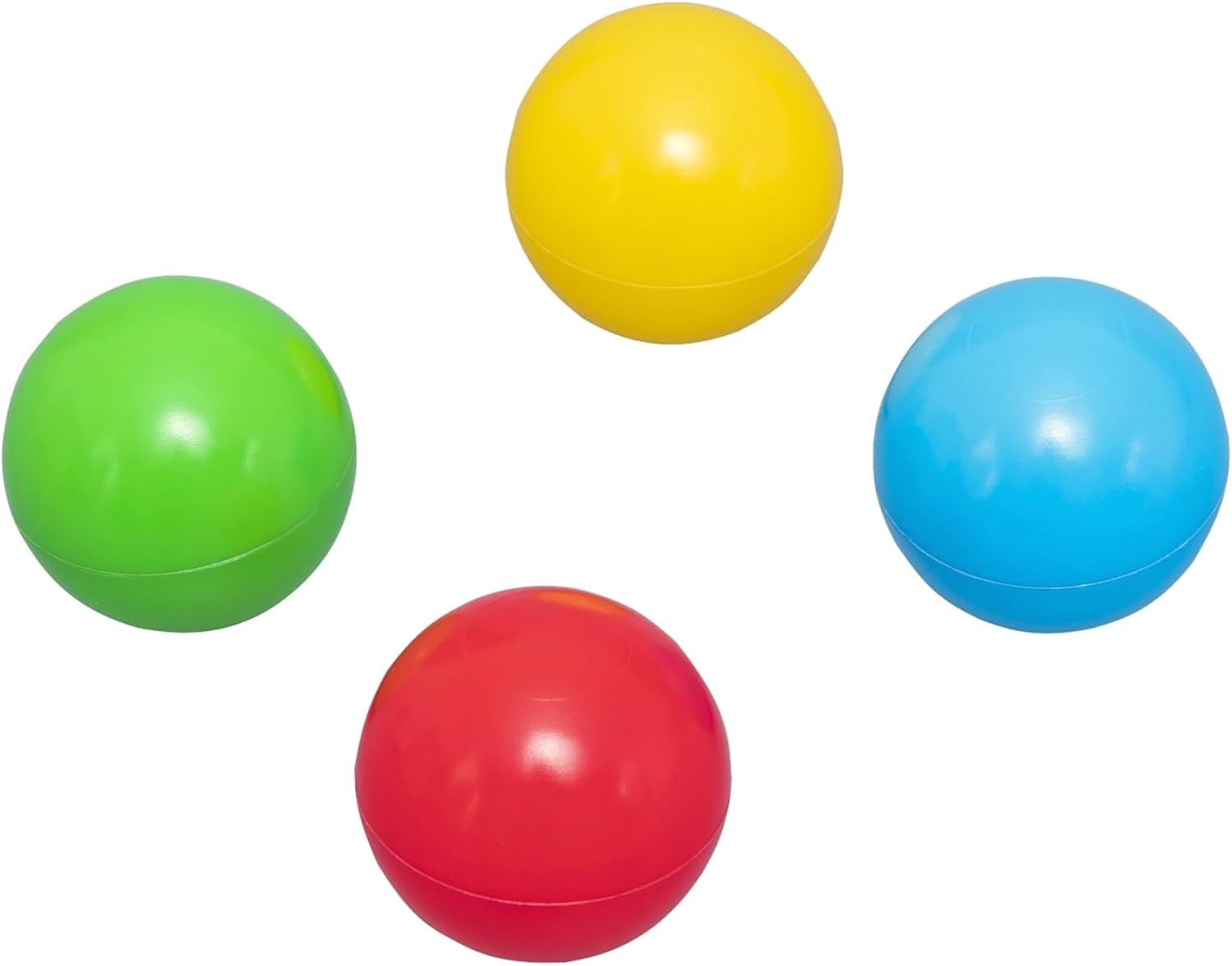 Bestway Splash & Play 100 Ball Pit Balls, Multi-Color, 2.3" Balls, Ages 1+ | Heavy-Duty Plastic Play Balls, Use With or Without Water, Puncture-Resistant Material, Motor Skill Development, Airtight Seam