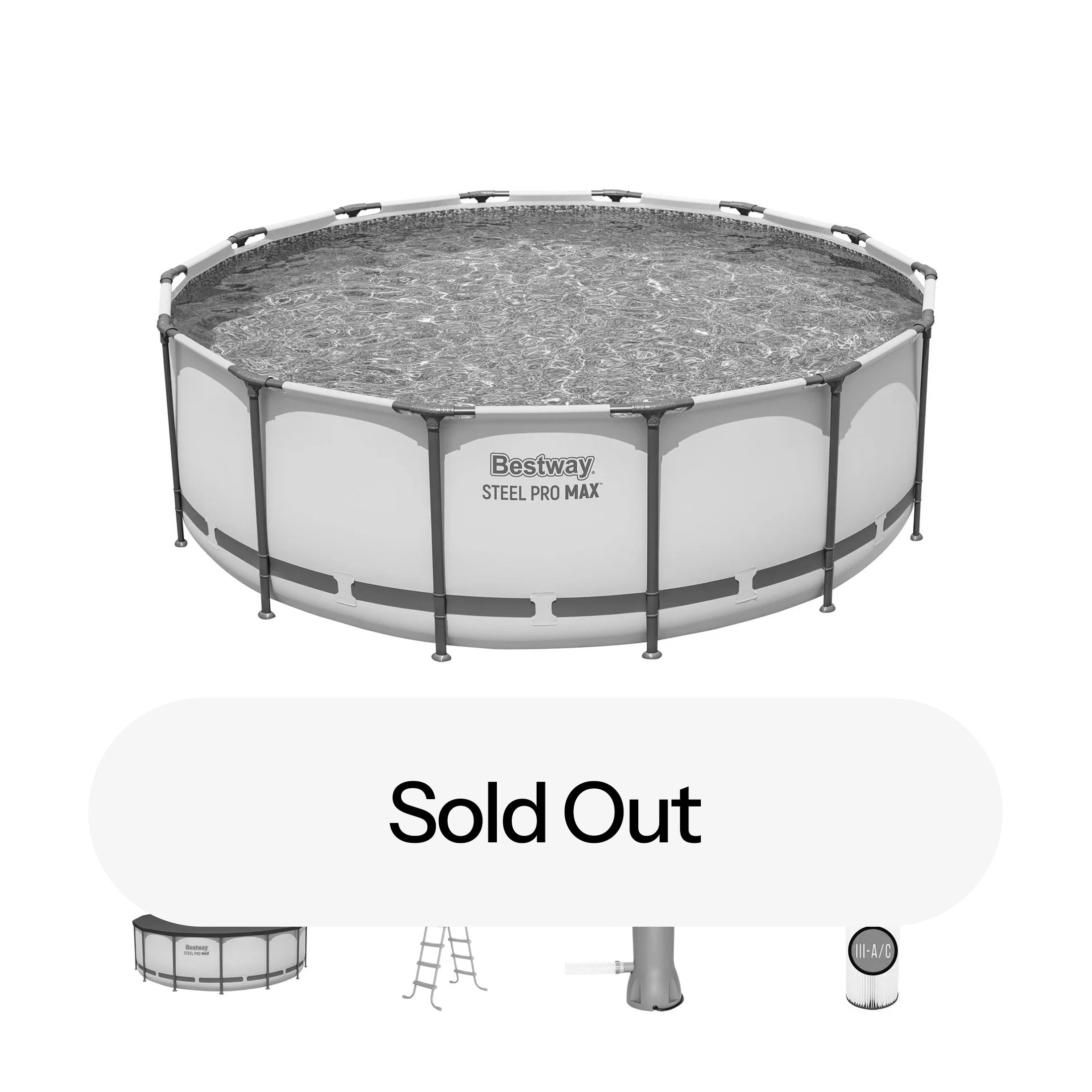 Bestway Steel Pro MAX 14' x 48" Above Ground Pool Set Round