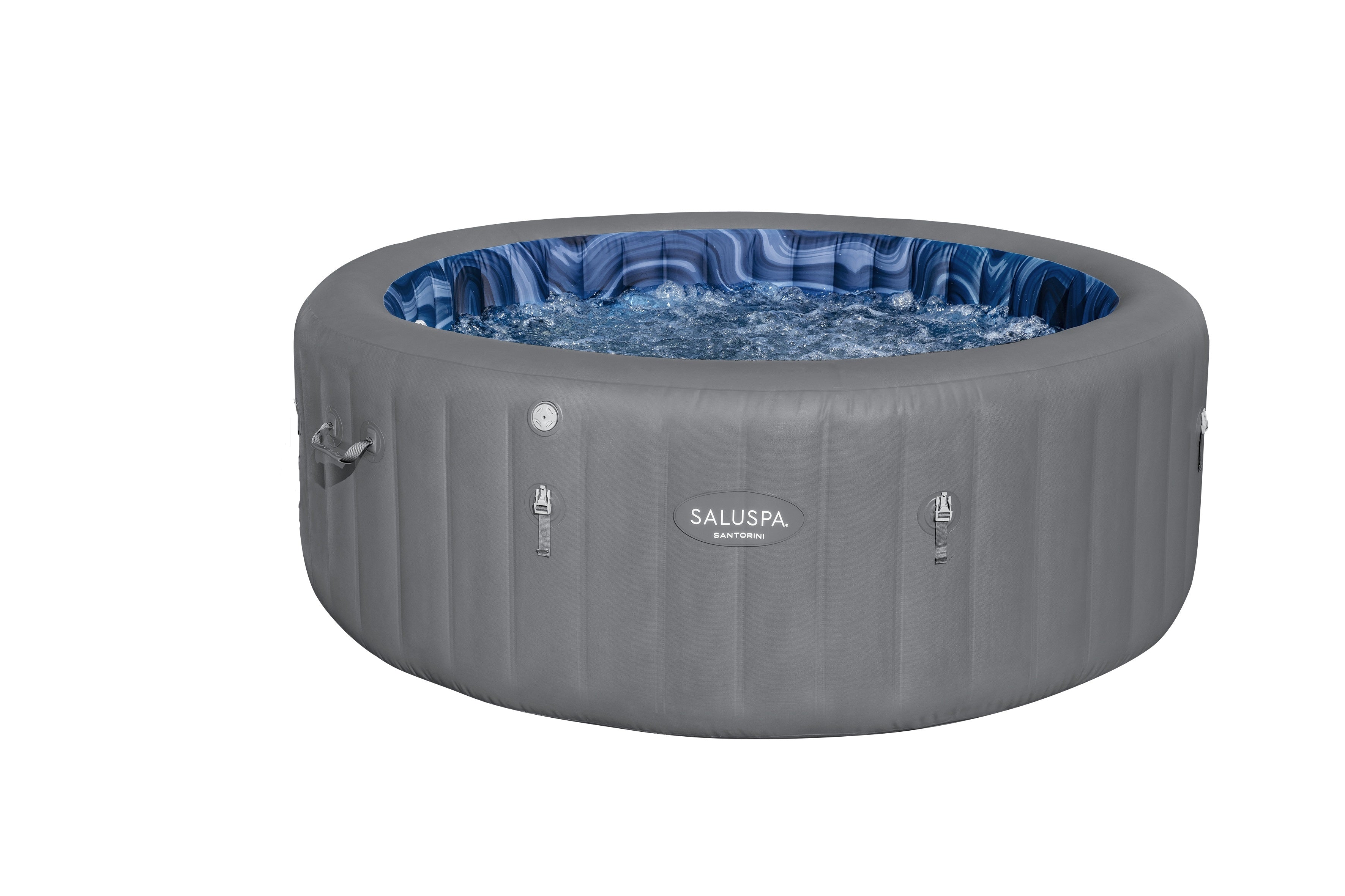 Reemplazo de revestimiento para jacuzzi SaluSpa Santorini HydroJet Pro de 85" x 31.5", gris